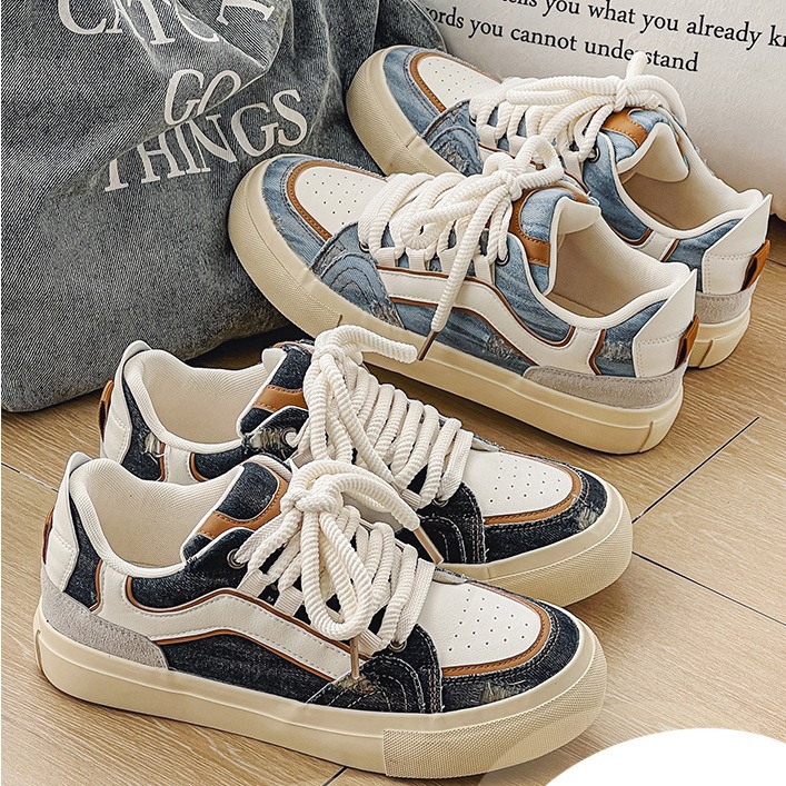 Jesienne, nowe buty z denimu, małe białe, oddychające buty z płótna, buty męskie 1522_voghion.com