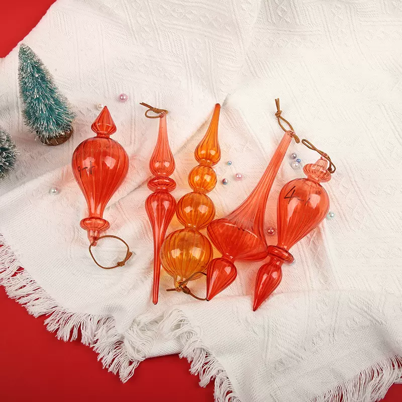 创意玻璃工艺品现代简约轻巧玻璃工艺条纹摆件