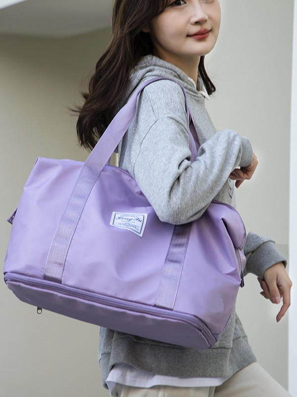 Bolsa de viaje de corta distancia al por mayor transfronteriza bolsa de entrenamiento de separación seca y húmeda para mujer nueva bolsa de fitness de yoga de ocio de gran capacidad