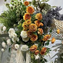 吊挂铁线莲仿真花热带雨林人造假花装饰仿真植物批发工厂