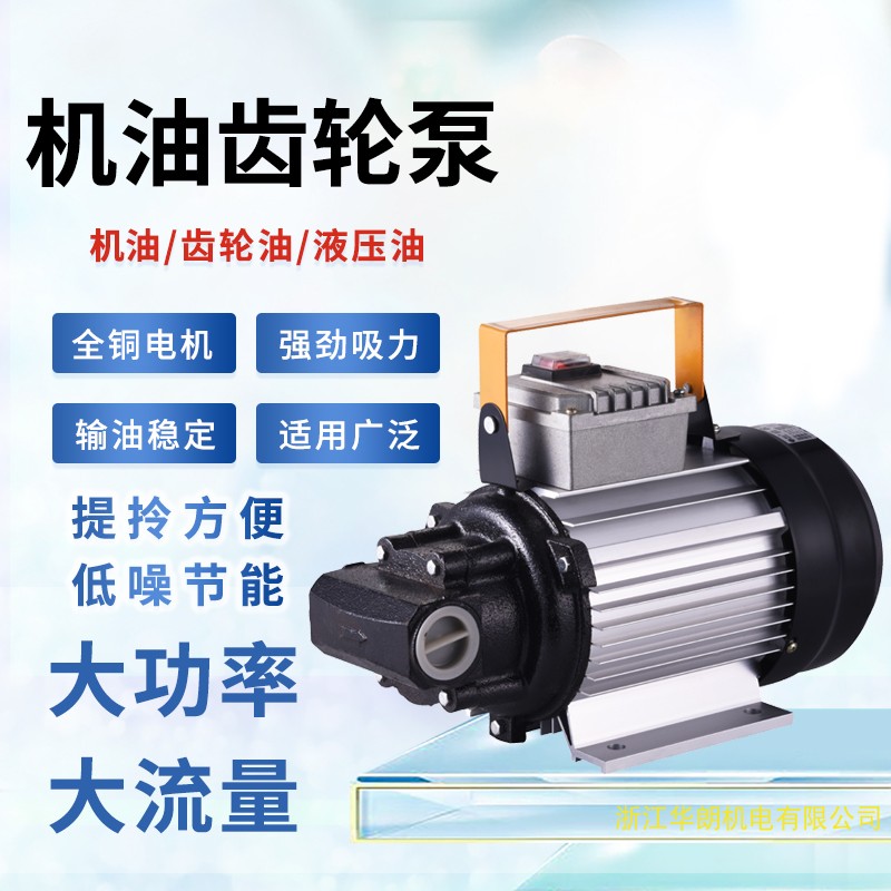 Inicio nueva bomba de combustible de alta potencia de aluminio fundido bomba eléctrica autocebante diesel CA aceite hidráulico bomba de aceite de engranajes alambre de cobre