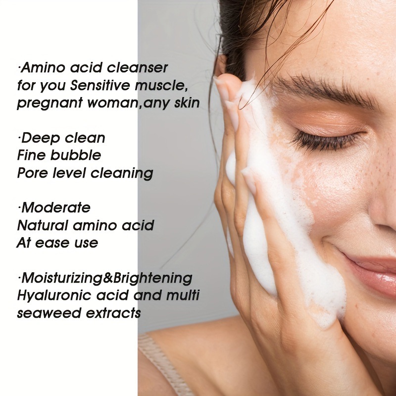 USHAS punto transfronterizo venta caliente melocotón tubo duro limpiador facial interfaz de limpieza refrescante e hidratante