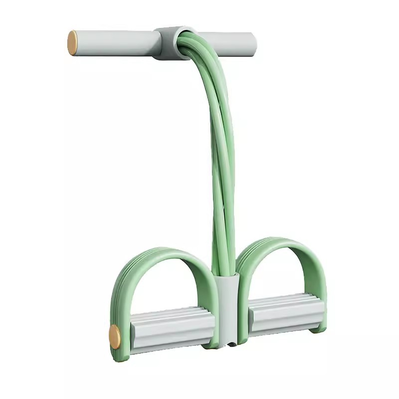 Ventas Directas de fábrica 4 tubo de tensión del pedal Dispositivo de abdominales tensión contracción cuerda yoga tensión cinturón Fitness ayuda