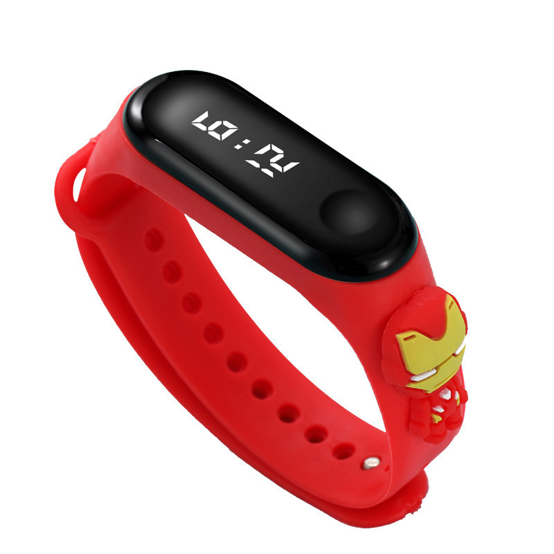 Muñecas de dibujos animados al por mayor relojes de niños impermeables LED pulseras táctiles para niños y niñas regalos de pulseras deportivas