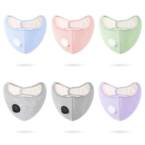 Winter Cycling Warmth Protection, Cold Protection, Haze Protection, Dustproof Ear Protection, Hyaluronic Acid Baby Velvet KN95 Breathing Valve Mask for Women