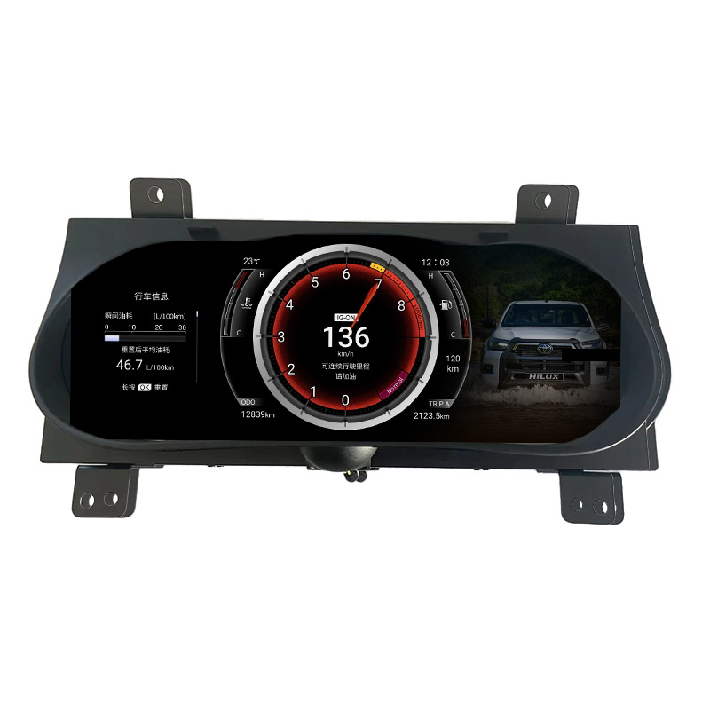 Suitable for Toyota Hilux 2005-2024 Full Lcd Dashboard, Linux System Plug and Play