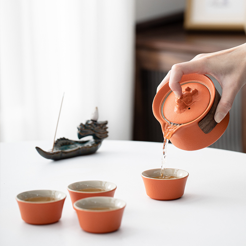 Dragon Year Fast Delivery Tea Set Set for Dragon Boat Festival Creative Practical Portable Business Gift Company Sends Clients Gift With Compliments