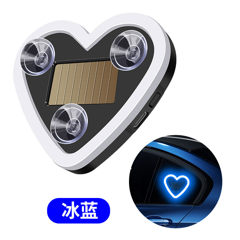 USB Heart Light – Che An Fu Other lights - solar-heart-light-ice-blue