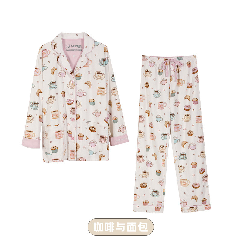 PJS hair set coffee and bread