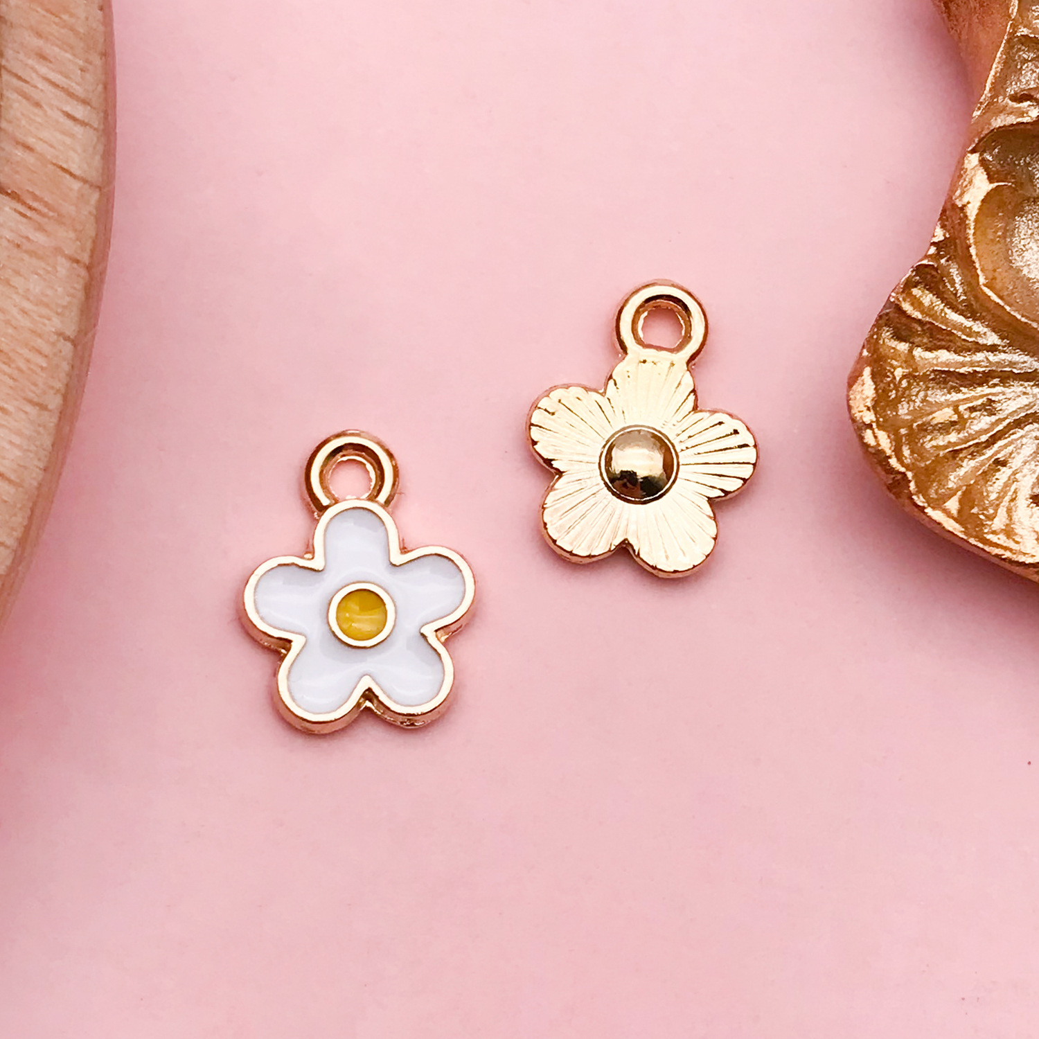 Colgante de vaca corona y nubes, accesorios DIY para llaveros y joyería