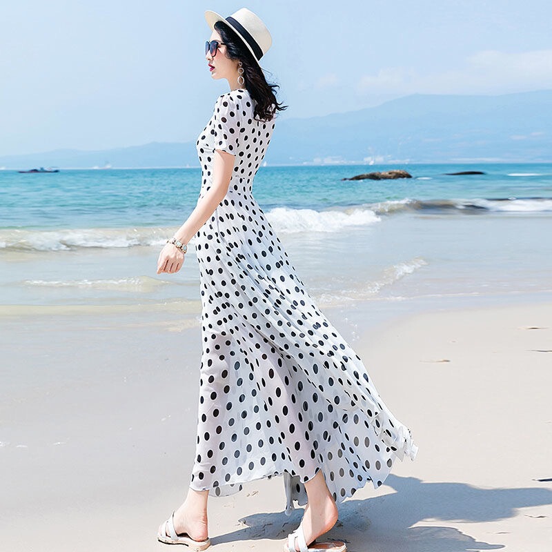 Women's Summer Dress, Extra Long, Ankle-Length, Elegant, Large Size, Elegant Skirt, Super Fairy, Oversized Hem, Chiffon Long Skirt, Ankle-Length