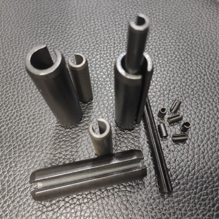 跃冠 DIN1481 4.5*20 双头倒角 弹性圆柱销 65Mn发黑 销子 弹性销