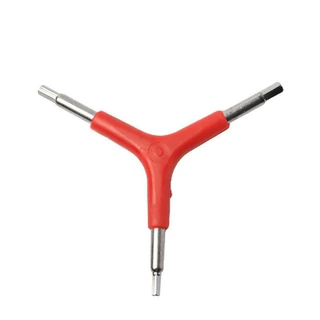 山地自行车维修工具4MM/5MM/6MM实用三叉内六角扳手