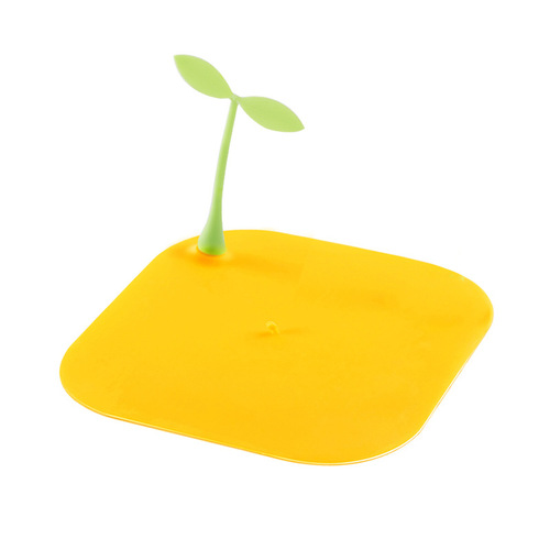 Floor drain deodorizer, bathroom silicone bean sprout pad, deodorant cover, toilet sewer anti-insect and anti-odor plugging deodorant cover