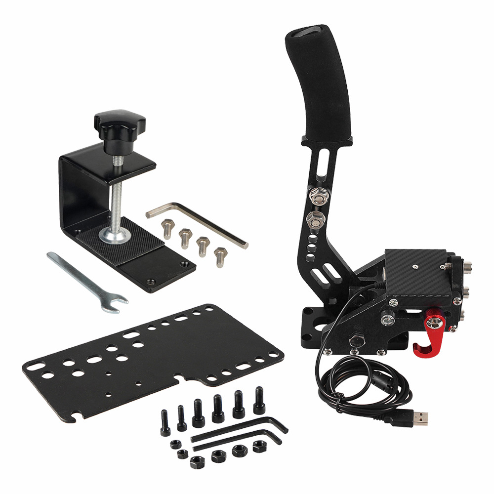 Pc deriva freno de mano carreras de vapor juego de freno de mano USB analógico juego de alambre de mano de bienvenida visita de campo