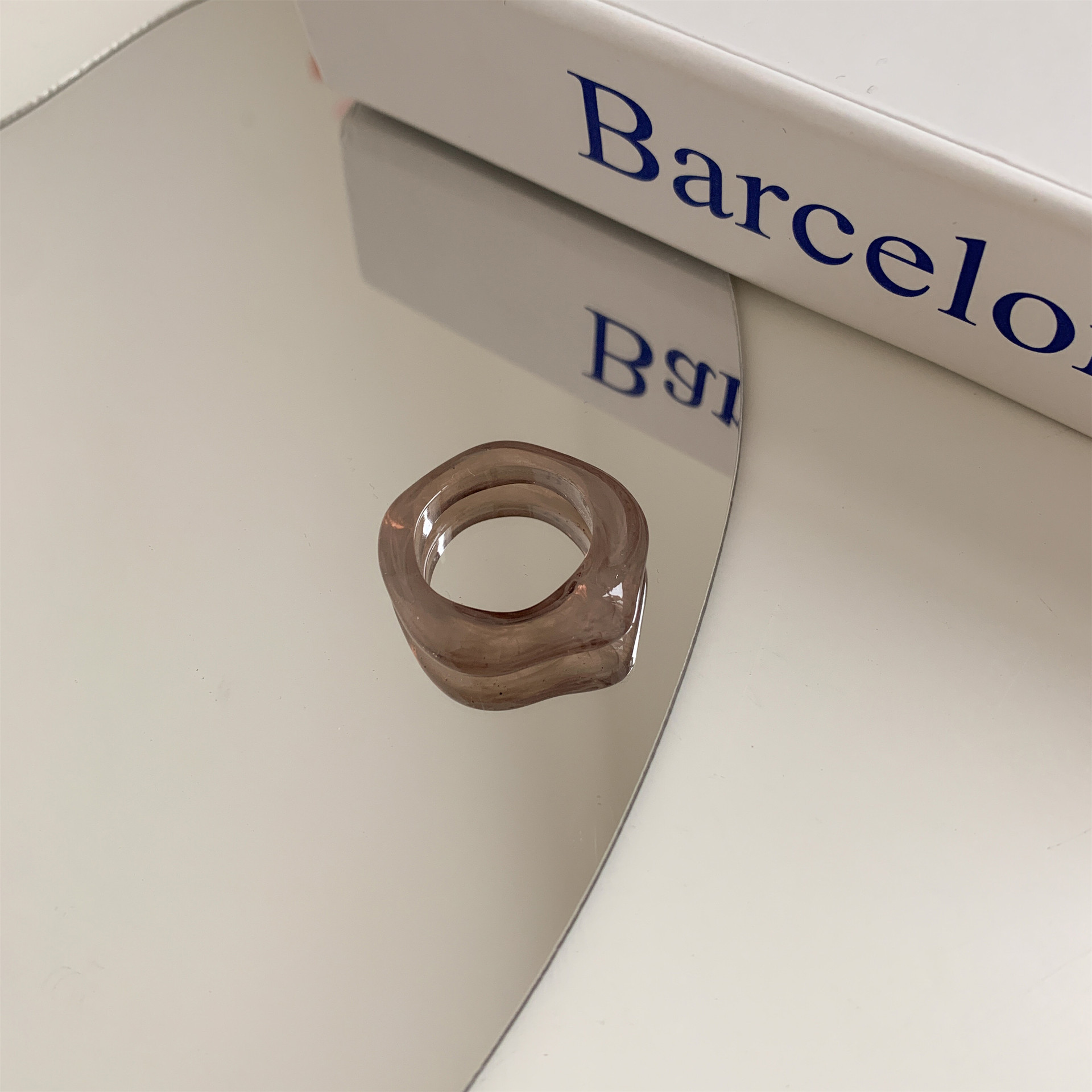 5g Weight Rings Classification 1 Piece Quantity Holiday, Daily Occasion Plastic, Resin Material Solid Color Pattern Women's Gender Enamel Design Simple Style, Classic Style Style Simple Style Classic Style Solid Color Plastic Resin Enamel Women's Rings 11