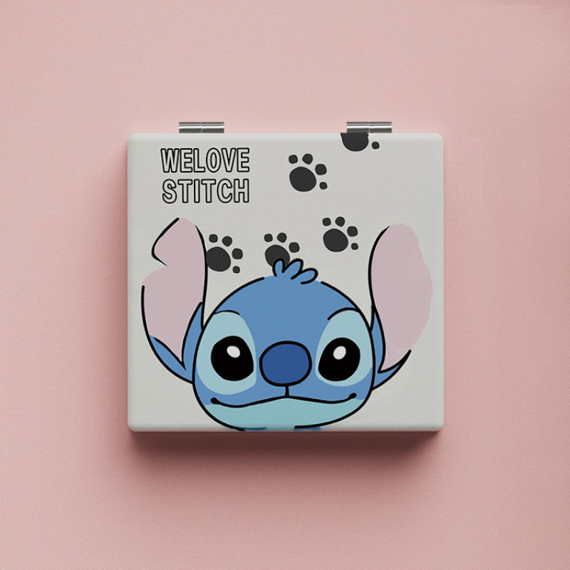 Lindo espejo pequeño Sanrio Kulomi espejo de maquillaje portátil de alto valor espejo de maquillaje portátil dormitorio de estudiantes espejo de maquillaje plegable