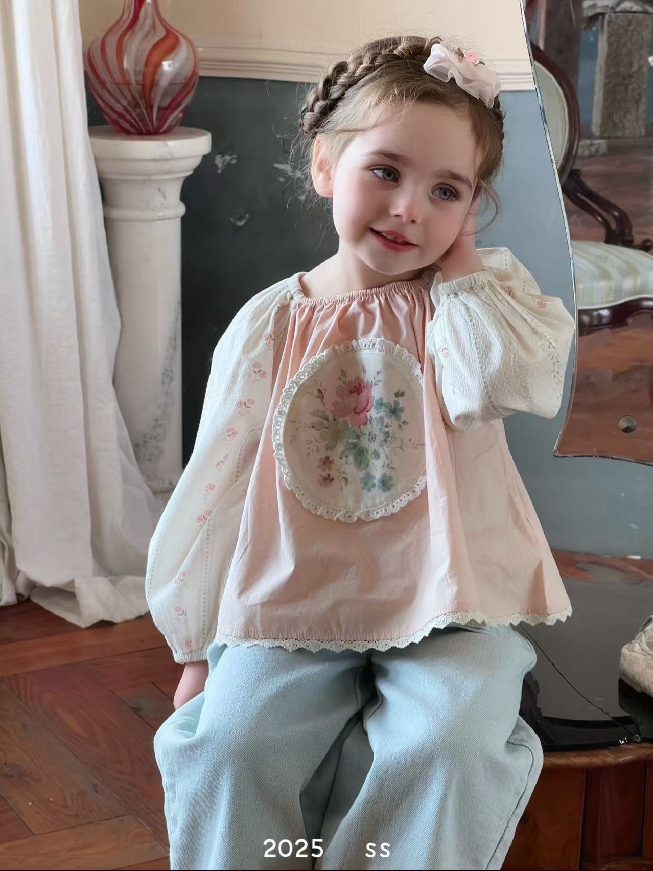 Camisa de bebé rosa