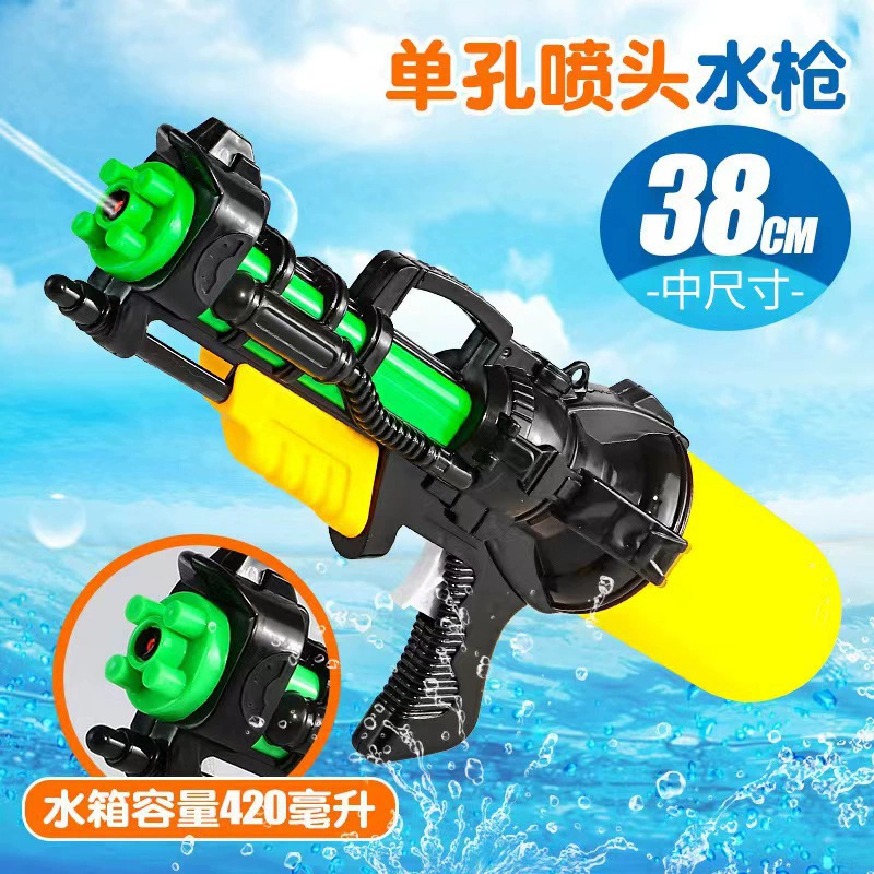 子供用特大サイズのガトリング水鉄砲のおもちゃの引き出し式の高圧大容量のアウトドア水鉄砲の夏の砂浜は水を打って戦います。