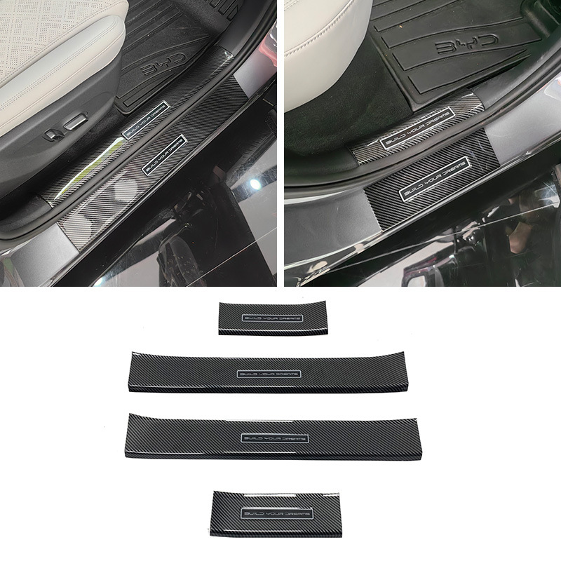 Suitable for BYD 24 yuan up threshold strip modified welcome pedal trunk rear guard plate tailgate protective strip