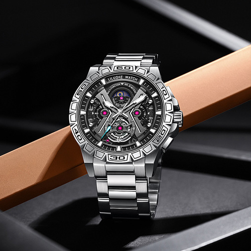 High-end men's wholesale watch with one-piece replacement, night light, waterproof, multi-functional, cross-border men's watch, non-mechanical men's watch