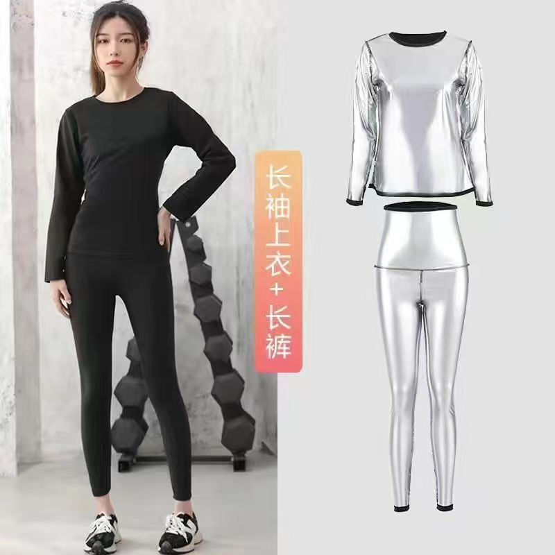 Traje de sauna, pantalones deportivos para mujer, pantalones deportivos de cintura alta, talla grande, moldeadores de cuerpo, fitness, quemagrasas