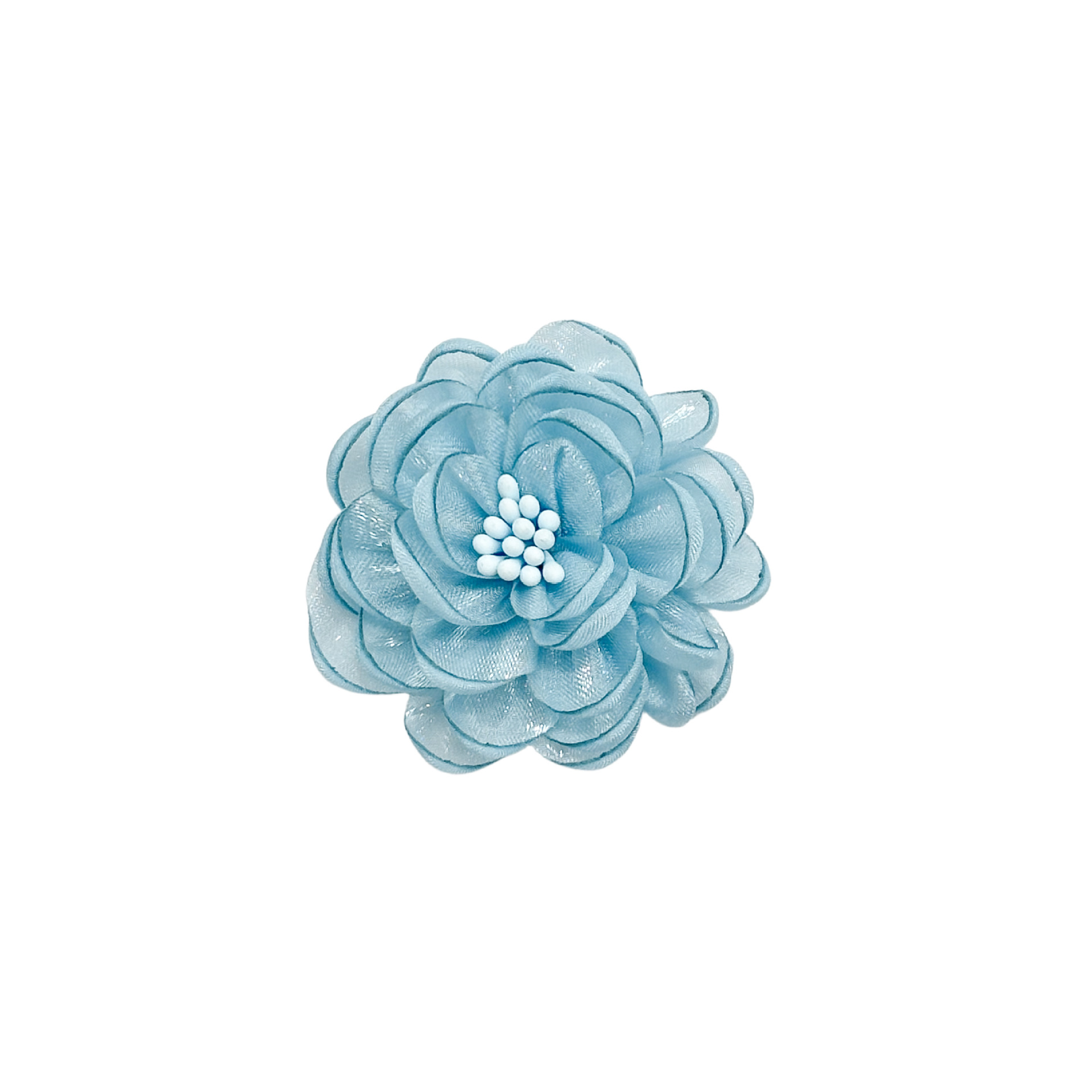 5 flores de tela de perla hermosa moda estereoscópica en blanco y negro accesorios de la habitación de tela pegada ropa bolsa accesorios para el cabello image 14