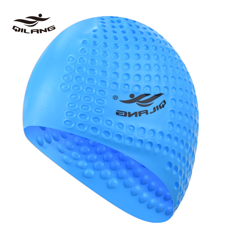 Nuevo sombrero de natación para adultos unidireccional profesional impermeable cómodo sombrero de silicona moda sombrero de natación de entrenamiento grande al por mayor