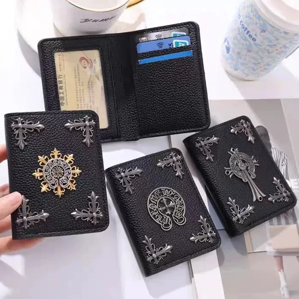 Crow Cross Universal Card Holder Trendy Brand Driver's License Leather Case Vehicle License Protection Cover Wallet Cross-Border Large Capacity High Quality