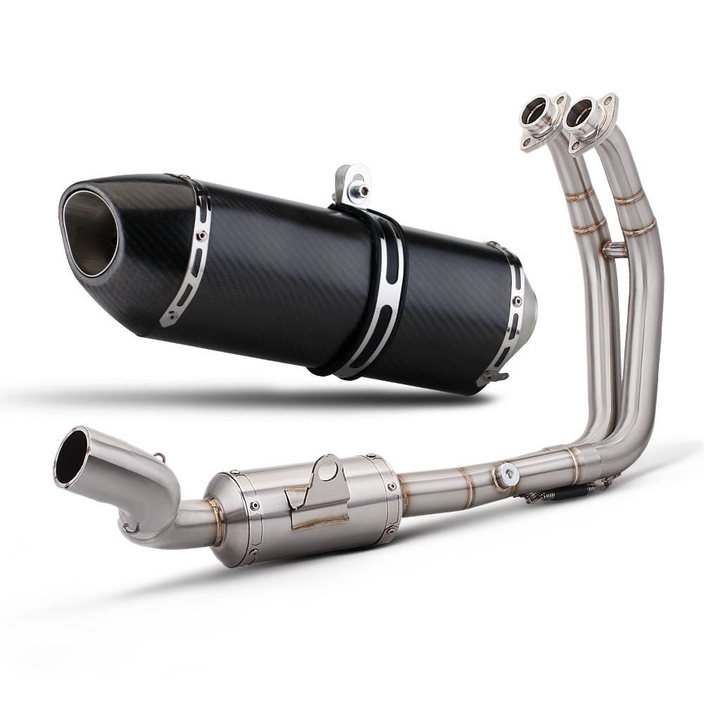 Motorcycle Exhaust Pipe Suitable for Gsx8S 8R Stainless Steel Front Section R77 Rear Section Full Section Modification