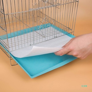 Bird Cage Mat Paper, Feces-Catching Paper, Absorbent Disposable Bird Stand Tray Mat, Bird Food Mat, Feces Mat Thickened