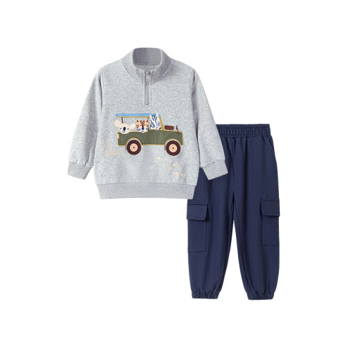Little Maven Source Factory Children's Autumn Sweatshirt for Boys, Western Cartoon Style Children's Top, Drop Shipping One Piece