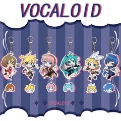 初音ミクq版のキーホルダー