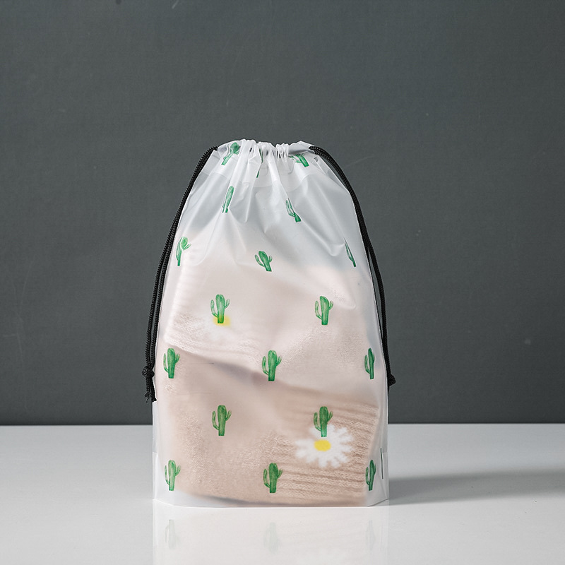 Unicornio helado bolsa de cordón toalla calcetines bolsa de embalaje de plástico PE engrosada bolsa de cordón ropa interior embalaje bolsa de cordón