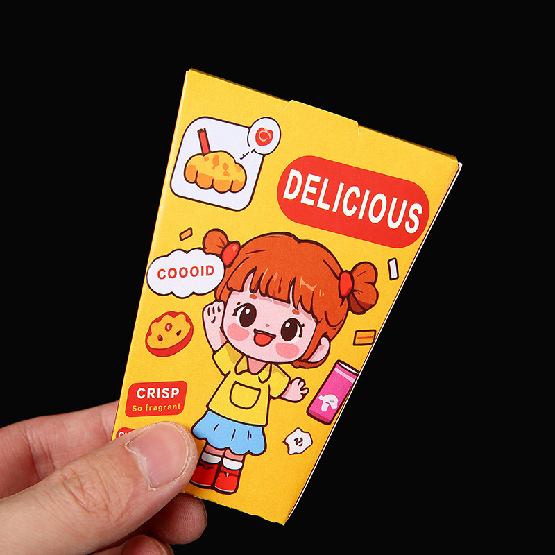 Cajas de embalaje desechables para papas fritas, nuggets de pollo y tiras de batata, ideales para llevar sin descuento.