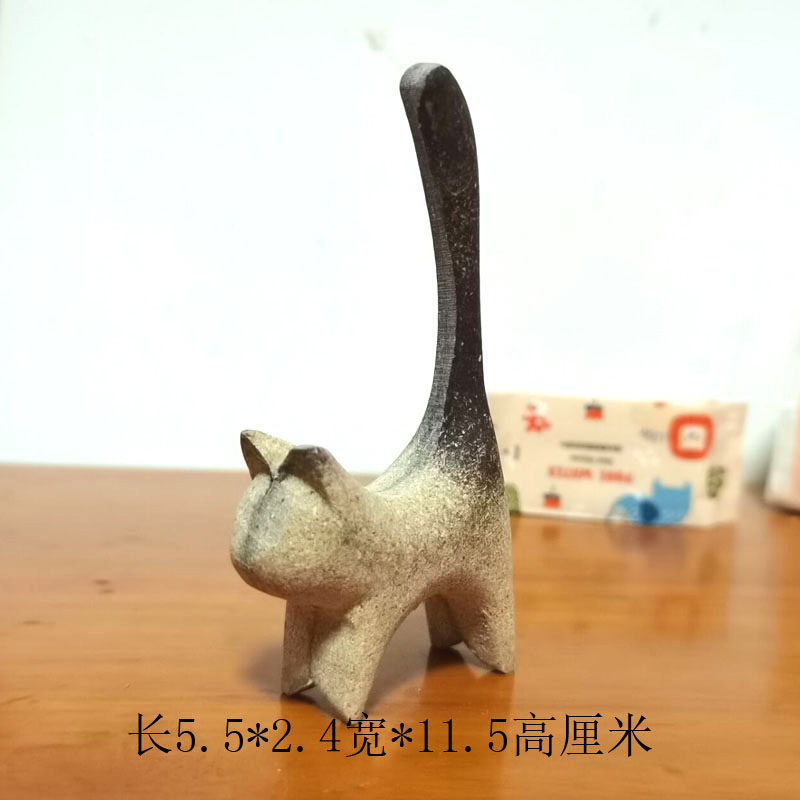 木质动物白胚杂货拍照礼品商用木质毛坯摆件diy彩绘原始材料素材|undefined