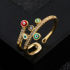 Fashionable copper ring hip-hop style, accessory, European style, simple and elegant design, wholesale