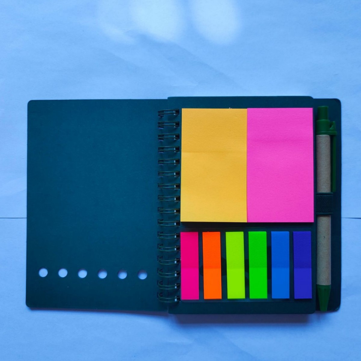 귀여운 국경 조합 포스트잇 노트 이 만화 컬러 소책자 세트 컬러 커버