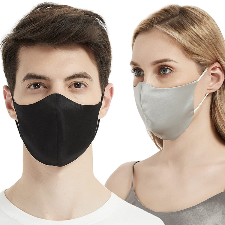 Three dimensional silk nutritious breathable medical mask