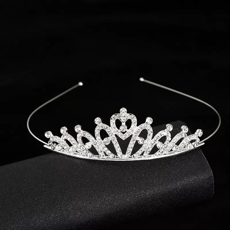 新娘结婚发饰头饰花童女发箍儿童表演皇冠饰品