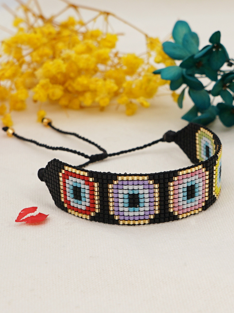 Pulsera De Cuentas Miyuki De Ojos De Diablo De Moda Al Por Mayor display picture 9