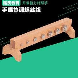 蒙台梭利教具国际版手眼协调螺丝早教幼儿园儿童启蒙益智玩具