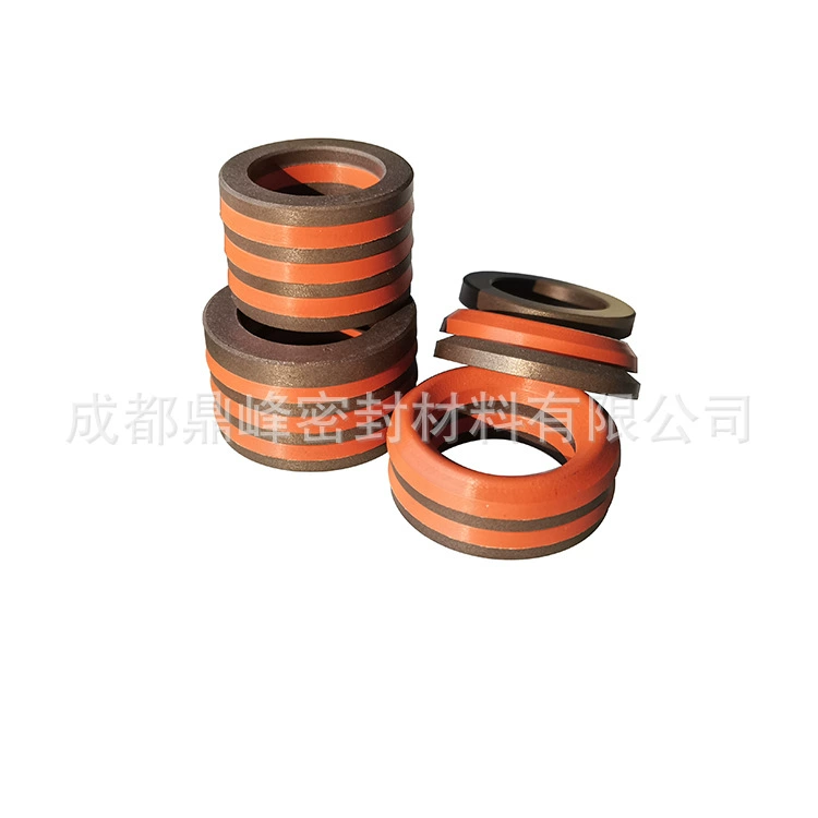 V-образная фторкаучуковая тканевая прокладка, устойчивая к высокому давлению и высоким температурам, водонепроницаемая.