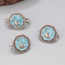 S925���yˮī��ϲ��ü��С�B�카���� �͹ş��{DIY�ֹ�β���Ʒ