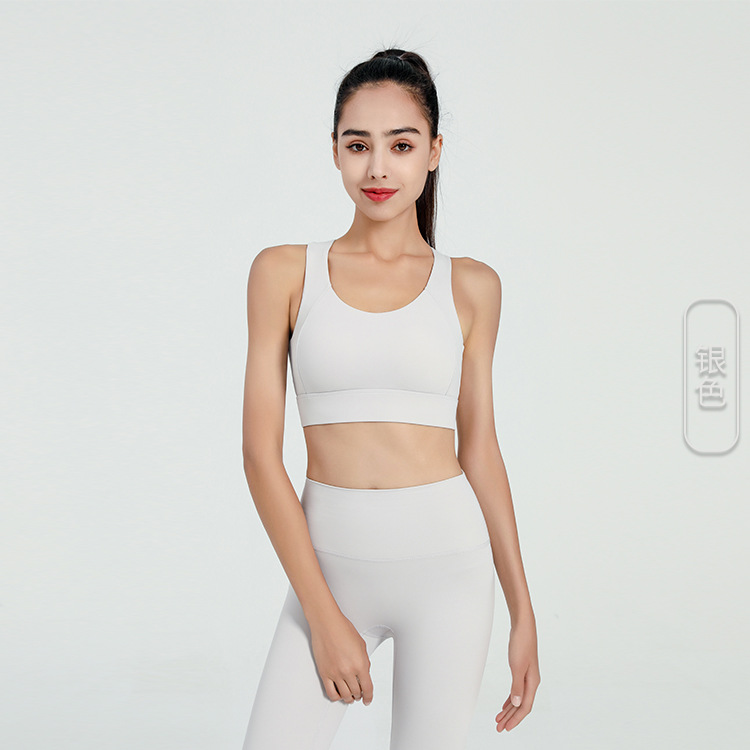 Nuevo original belleza espalda fitness ropa interior de yoga ropa de mujer sin respaldo a prueba de golpes yoga chaleco deportes fitness danza sujetador