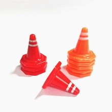3.2高儿童玩具路障模型路标塑料科教交通路锥沙盘车子配件三角稚