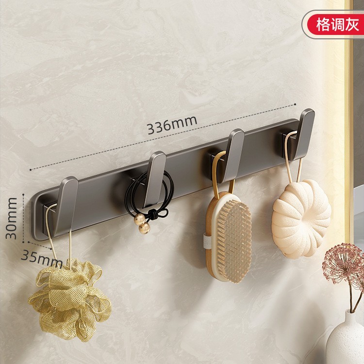 Detrás del gancho de la puerta percha de ropa dormitorio colgar en la pared de carga de perforación-libre dormitorio sombrero artefacto de almacenamiento