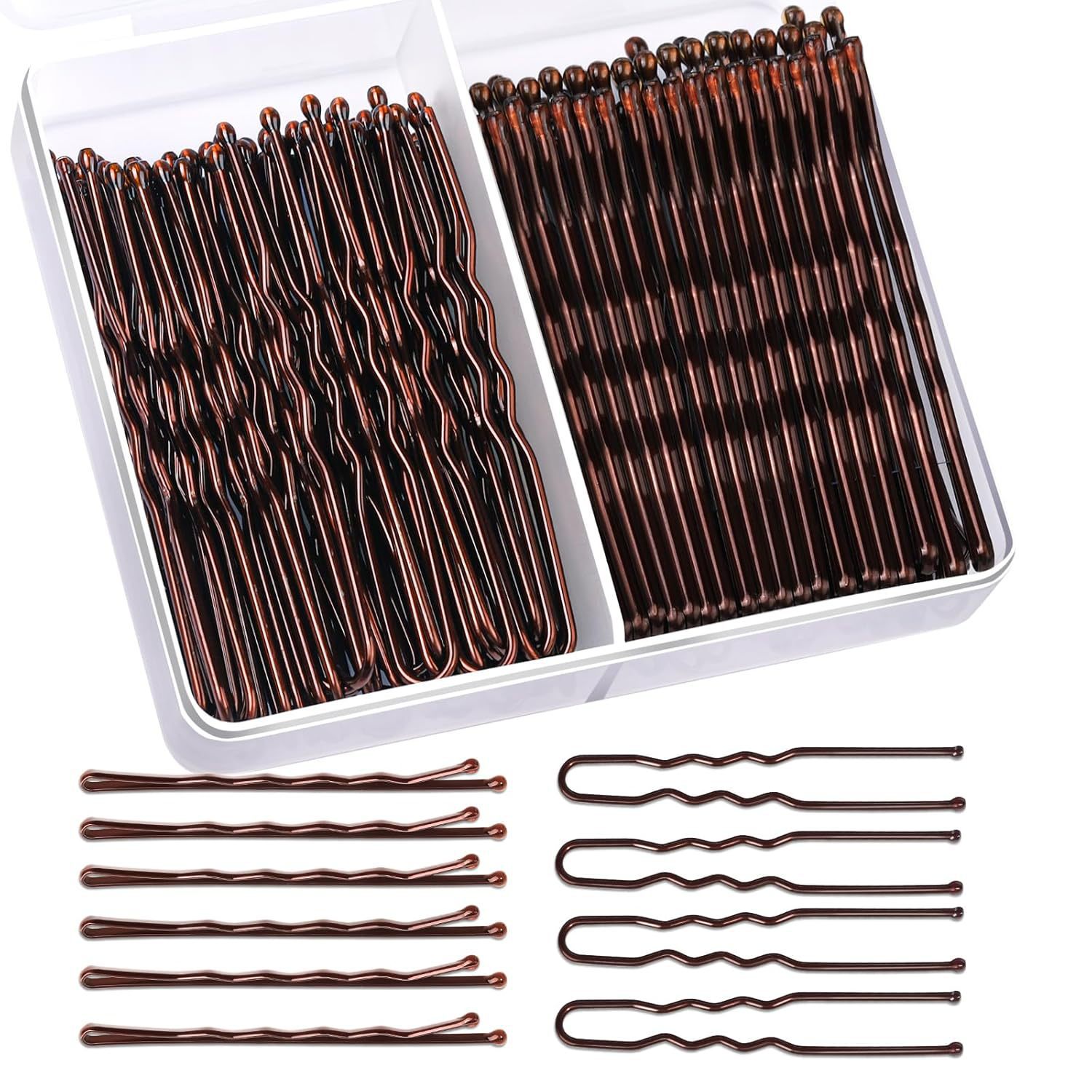 100pcs 커피 색상 5.0+5.0