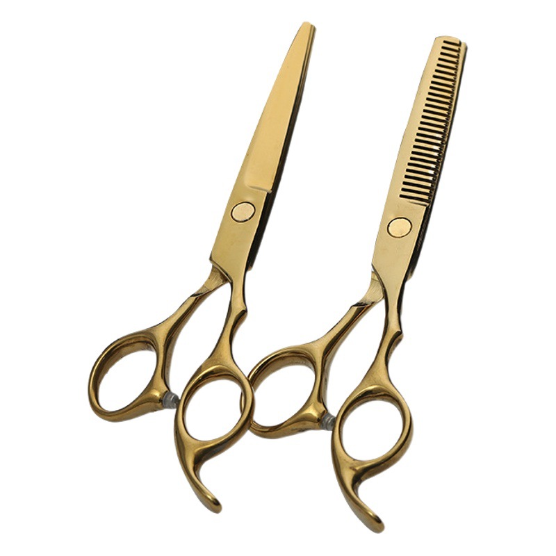 Fabricante mayorista de tijeras suministra tijeras de peluquería doradas, tijeras de barbero para salón, tijeras planas, tijeras de entresacar, tijeras de peluquería.