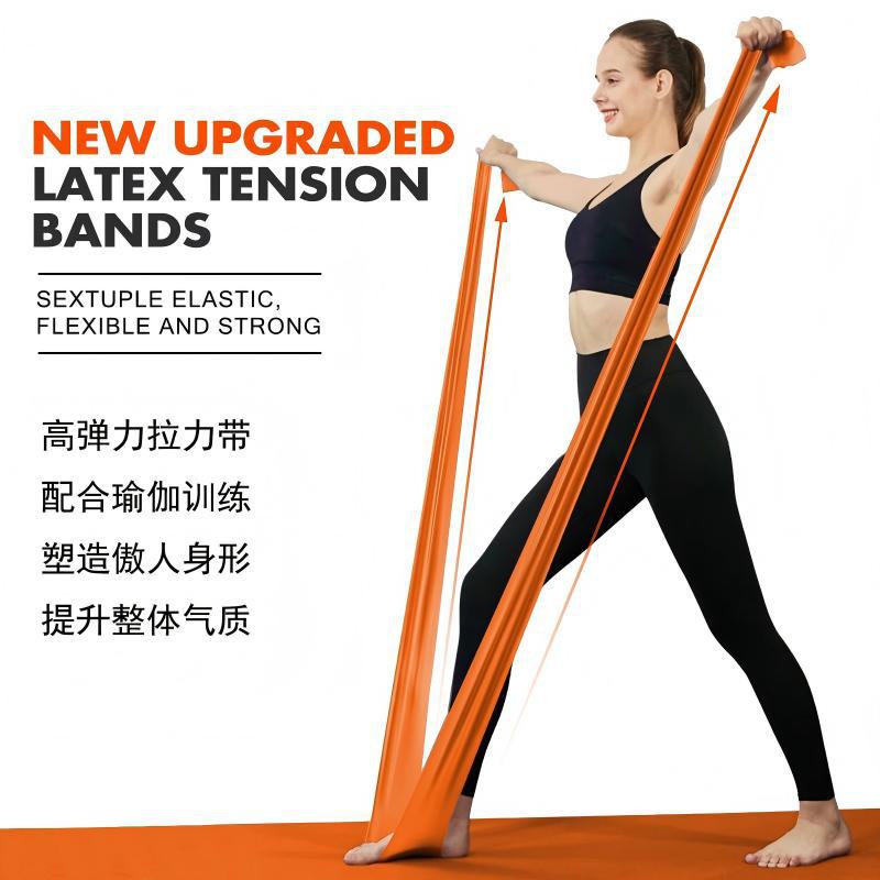 Cinturón de látex de estiramiento para ejercicios, hombros abiertos, espalda hermosa, espalda elástica, cuerda de baile, yoga, gimnasia, herramienta auxiliar